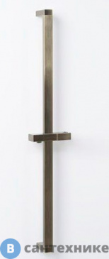 картинка Стойка для душа WasserKRAFT A048 79 см нержавеющая сталь, ABS-пластик, покрытие светлая бронза