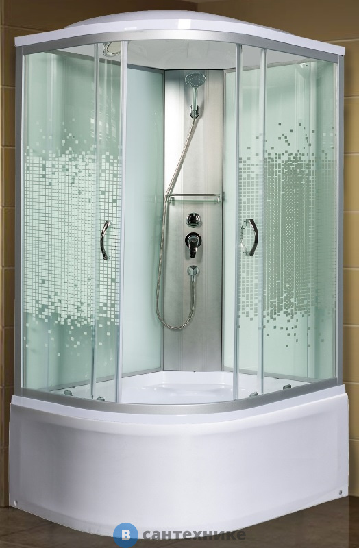 Душевая кабина МОНОМАХ XL 120/90/44 МЗ R с поддоном (10000012124)