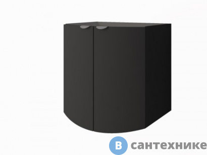 картинка Тумба под раковину Cezares RIALTO с двумя распашными дверцами 55171 Grafite, 69x51x70