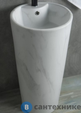 картинка Раковина GID-ceramic Nb131ws напольная (400х400)