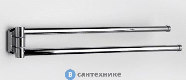 Держатель полотенец WasserKRAFT Oder K-3031 рога металл, хромоникелевое покрытие