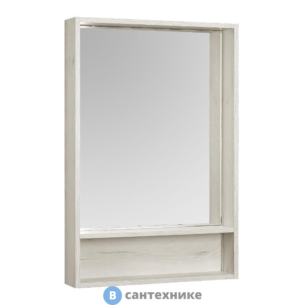 Зеркало-шкаф Акватон Флай 60 Дуб КРАФТ бел. (1A237602FA860)