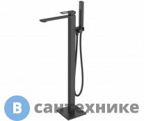 Смеситель BelBagno LUCE LUC-FMT-NERO напольный для ванны, чёрный