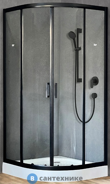 Душевой уголок Royal Bath RB 100HK-T-BL 1000x1000x2000 (прозрачное) (RB100HK-T-BL)