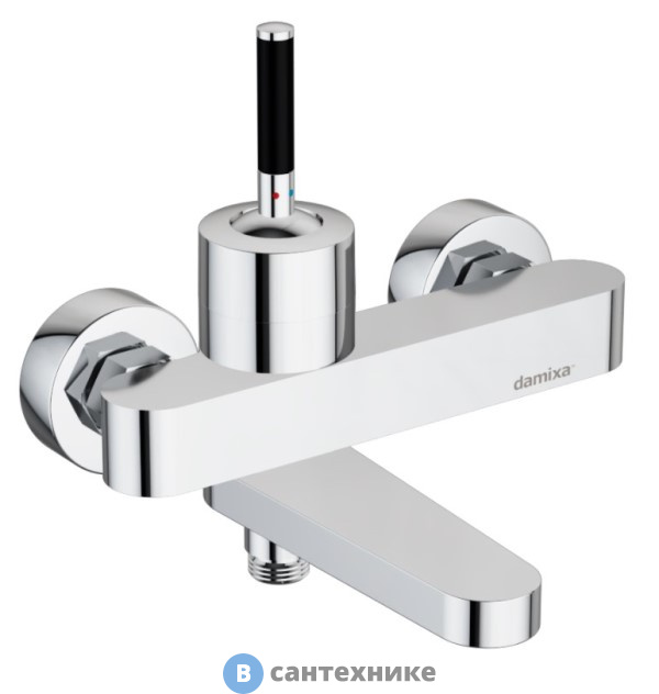 Смеситель Damixa ARC 291000000 для ванны/душа (чёрный)