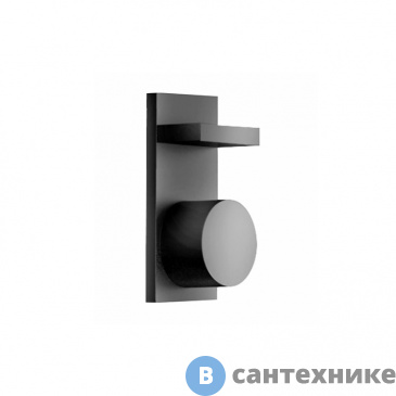 картинка Смеситель Fantini AK/25 Встраиваемый для душа (наружная часть), Matt Gun Metal PVD (48P5T085B), без внутренней части