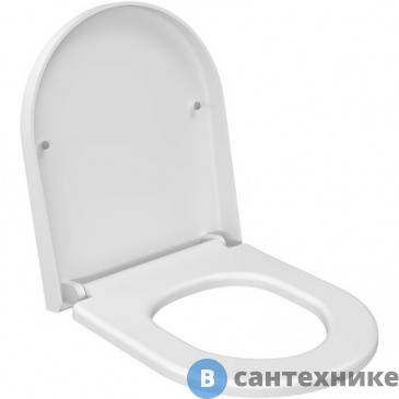 картинка Сиденье д/унитаза Ambassador Nord 132T20001 (толстое) белое