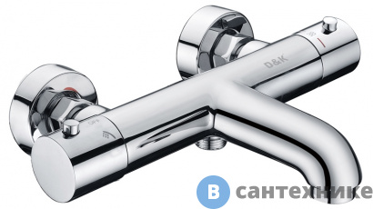 картинка Термостат D&K Bayern.Potsdam DA2123201 для ванны с душем хром