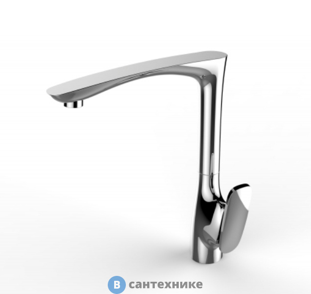 Смеситель WELTWASSER WW MX ESSEN 606 Хром. для кухни однорычажный