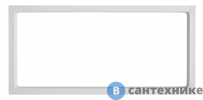 картинка Кронштейн 400*190*20 Aquanet (Прямоугольный) (245006)
