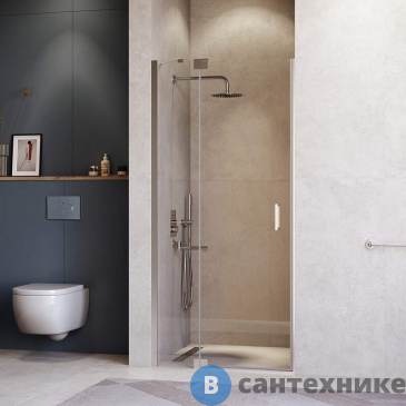 картинка Душевая дверь RGW HO-014 90*200 Хром/ Прозрачное (350601409-11)