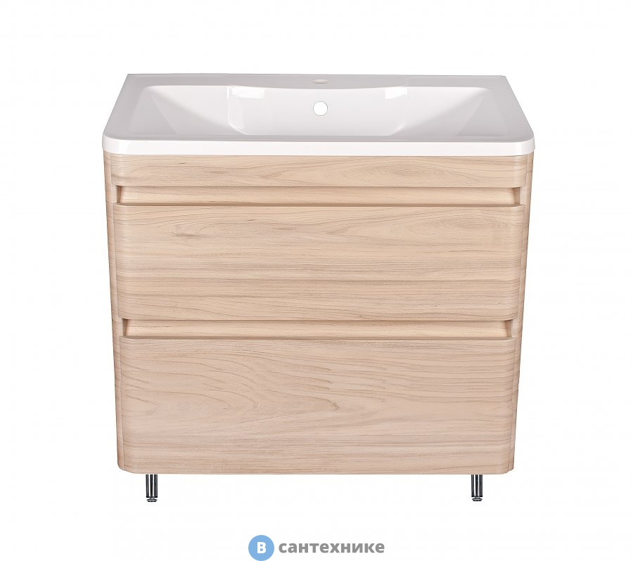 Тумба Style line напольная Атлантика 70, Люкс ясень перламутр, PLUS (2000949236971)