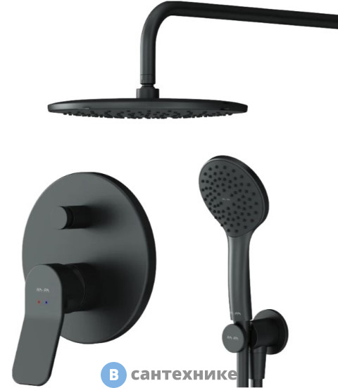 Верхний душ AM.PM FB85A1RH02 X-Joy, набор