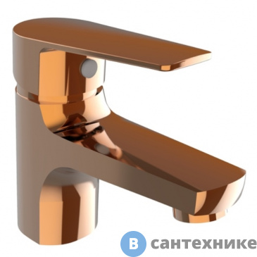 картинка Смеситель Orange Loop M26-021rg однозахватный для раковины, розовое золото