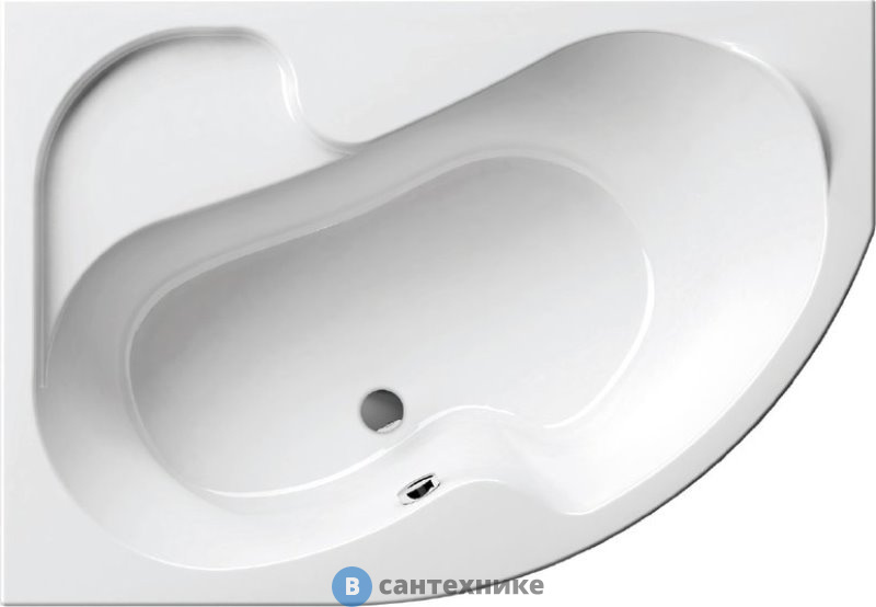 Ванна акриловая Ravak ROSA 160х105 L без гидромассажа (CM01000000)