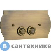 Кнопка для смыва Boheme 651 для инсталляции, латунь bronze