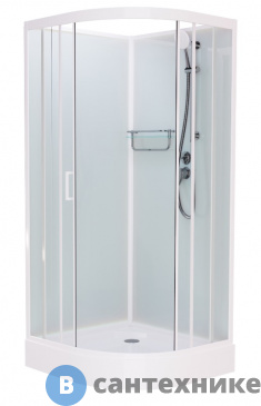 картинка Душевая кабина Frank F420 White б/к (без крыши)