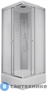 картинка Душевая кабина Niagara NG-1108 (900х900х2150) стекло матовое