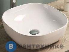 Раковина Art & MAX накладная AM-78106, белый, 415х415х145