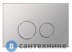 Клавиша смыва Aquanika 01.02.19 BASIC R-type (хром)