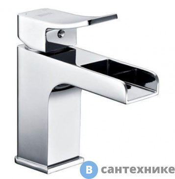 картинка Смеситель WasserKRAFT Aller 1069 каскадный для раковины латунь, хромоникелевое покрытие