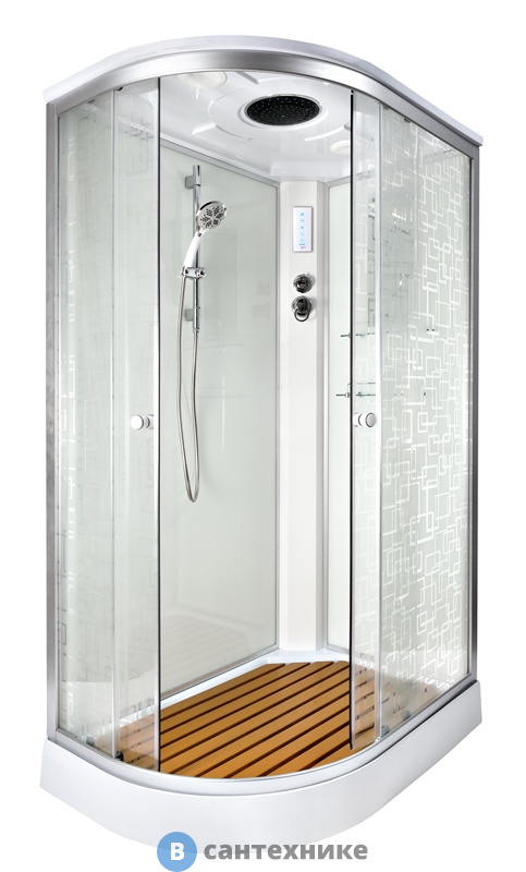 Душевая кабина Deto ЕМ1512 R с электрикой (1200*800*2200)