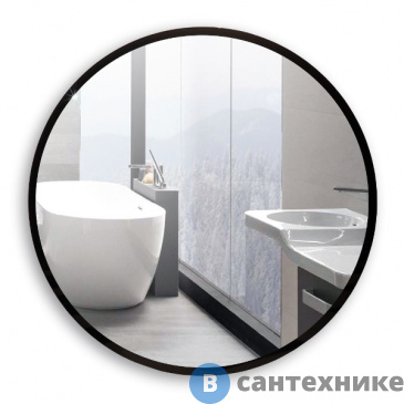 картинка Зеркало AZARIO Ренуар D770 чёрное (ФР-00002443)