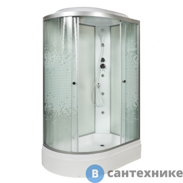 картинка Душевая кабина Deto L 720 R с гидромассажем (120х80х215 см)