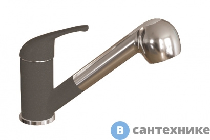 картинка Смеситель Dr. Gans СОНАТА Черный для кухни (319.04L.1223.407)