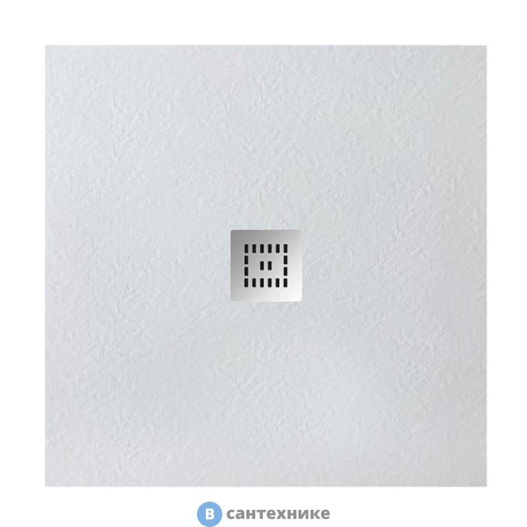 Душевой поддон BelBagno TRAY-MR-UNO-A-90-35-W из искусственного мрамора