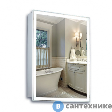 картинка Зеркало-шкаф AZARIO Киото 50 (535*750) (LED-00002357)