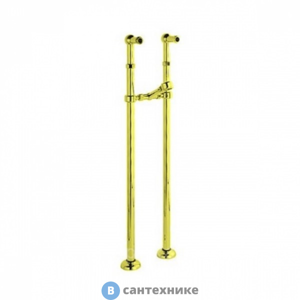 Универсальный установочный комплект Cezares PIC-03 для напольного смесителя, золото