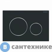 Кнопка смыва Geberit 115.882.14.1 SIGMA20 (черный матовый лак)