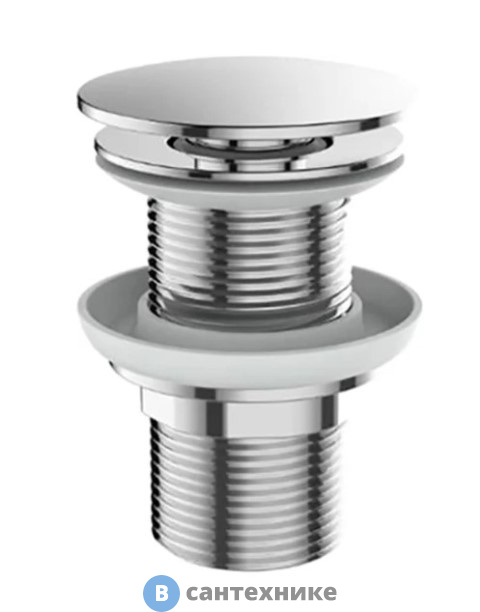 Донный клапан BelBagno BB-SC-CRM с системой "Клик-клак" без перелива, хром