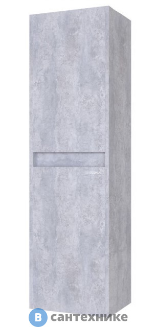 Пенал Grossman ЭДВАНС-35 см подвесной универсальный цемент светлый