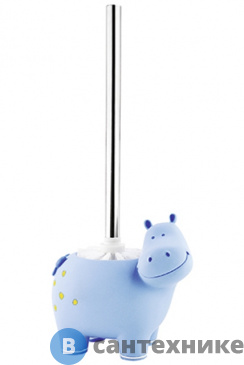 картинка Щетка для унитаза WasserKRAFT Lippe K-8127 металл, хромоникелевое покрытие, полирезин