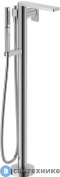 картинка Смеситель Jacob Delafon COMPOSED E73087-CP для ванны, напольный   ручной душ (хром)