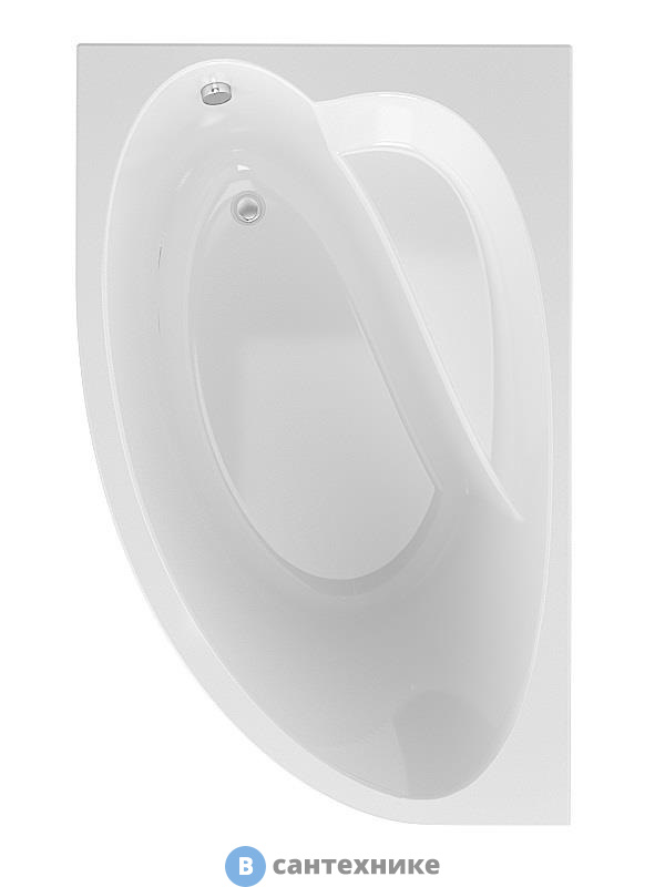 Ванна акриловая Timo IVA1610L (1600*100*700), без каркаса и сифона