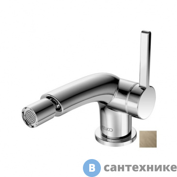 картинка Смеситель Keuco EDITION 400 для биде, с гарнитурой, никель шлифованный (51509050000)