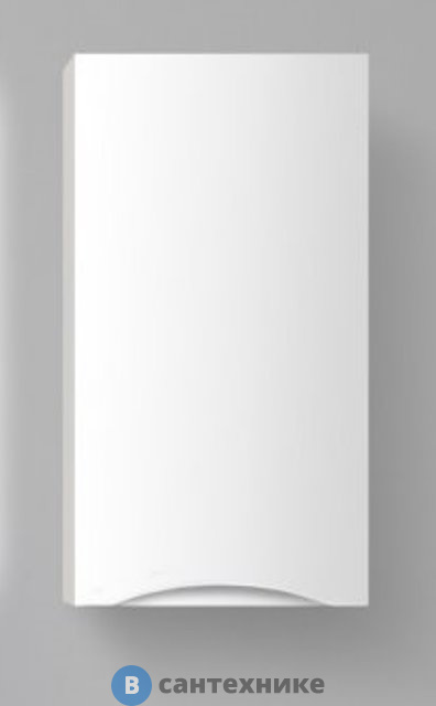 Шкаф BelBagno 40 см FLY-MARINO-750-1A-SC-BL-P-R подвесной, с одной распашной дверцей с доводчиками, одна полка внутри, правосторонний, Bianco Lucido