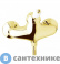 картинка Смеситель Cezares ELITE-DM-03/24-Bi для душа однорычажный, золото, ручка белая