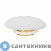 Накладка на слив для раковины ABBER AC0014MW белая матовая, керамика