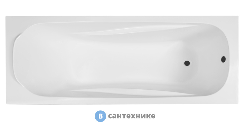 Акриловая ванна Loranto Арктика 1700х700 (каркас + экран + крепеж) (CS00025380), без сифона