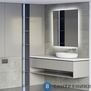 картинка Зеркало ABBER See AG6103S-0.6 с подсветкой, сенсорный выключатель, диммер
