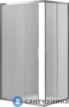 картинка Душевой уголок BelBagno SELA-AH-2-120/90-Ch-Cr (1200x900x1900) без поддона