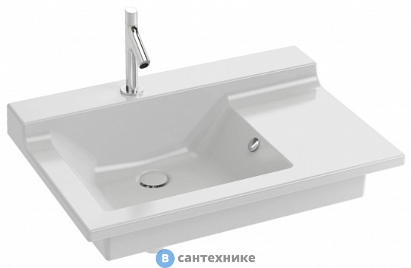 Раковина Jacob Delafon KOHLER XL112K-00 столешница 80*54 см, белый