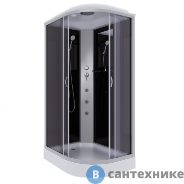 картинка Душевая кабина Niagara NG-3512-14LG (1200х800х2150) низкий поддон, стекло тонированное