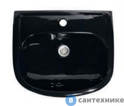 картинка Умывальник Старый Оскол АЛЬФАНА-50 мебельный черный