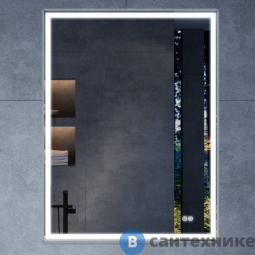 картинка Зеркало Vincea VLM-3VN600-2 600х800 c сенсорным выключателем и диммером, антизапотевание