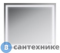 Зеркало AM.PM Gem M91AMOX0801WG настенное с LED-подсветкой по периметру, 80 см